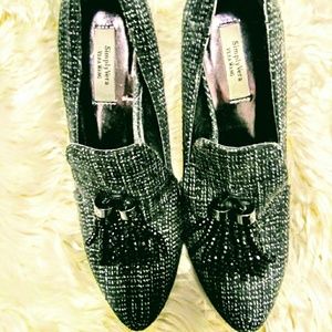 Women's Simply Vera Wang Gray/Black Beaded Tassel